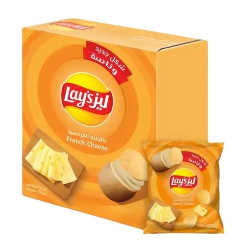 Lay's French Cheese Potato Chips 12 Bags * 27 G