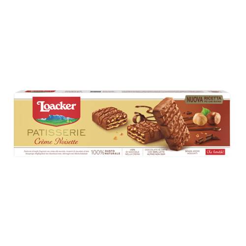 Loacker Crispy Wafer Stuffed With Hazelnut Cream And Covered With Milk Chocolate 100 G