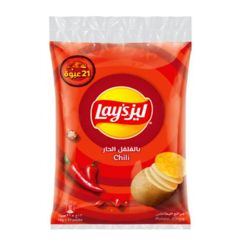 ليز فلفل حار 21 حبة * 11 جرام
