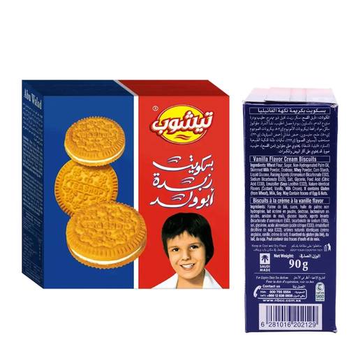 Teashop Abu Walad Biscuits With Cream 90 G