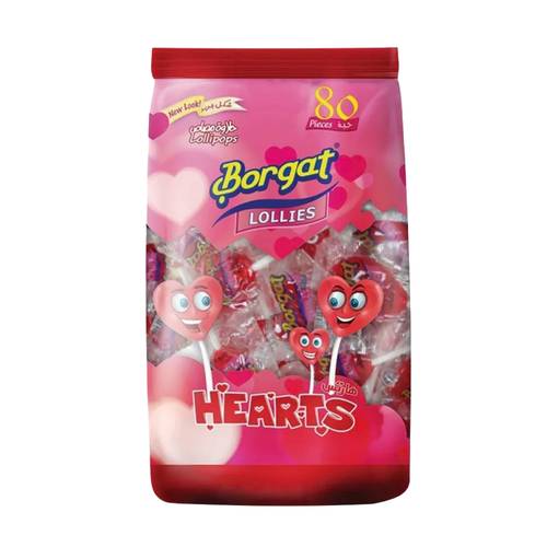 Borgat Strawberry & Cherry Flavored Lollipops 80 PC