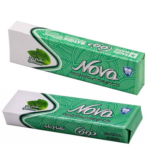 Nova Sugar-Free Mint Gum 12.5 G