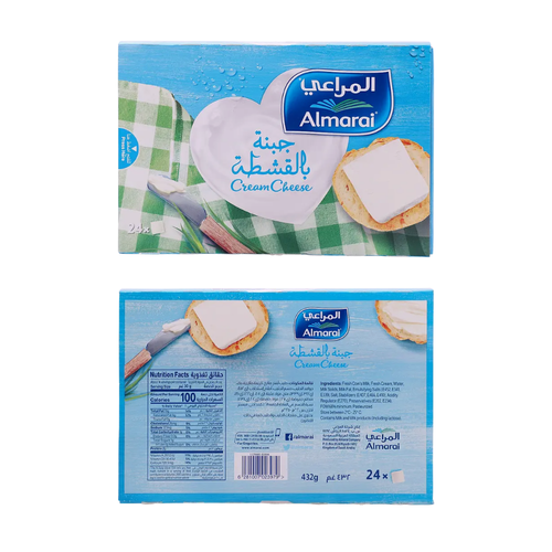 Almarai Cream Cheese Squares 24 * 432 G