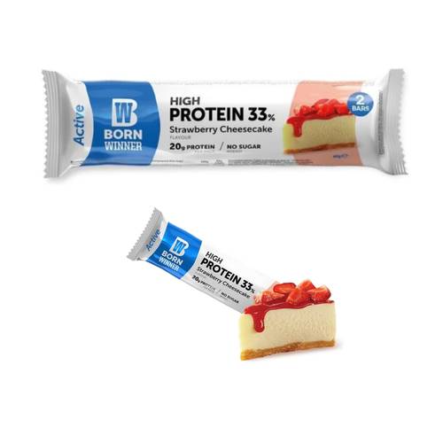 Born Winner Protein Bar Strawberry Cheesecake 60 G جم