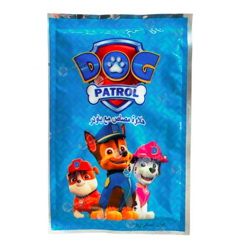 Dog Patrol Lollipop Candy With Cola Flavor Powder 18 G