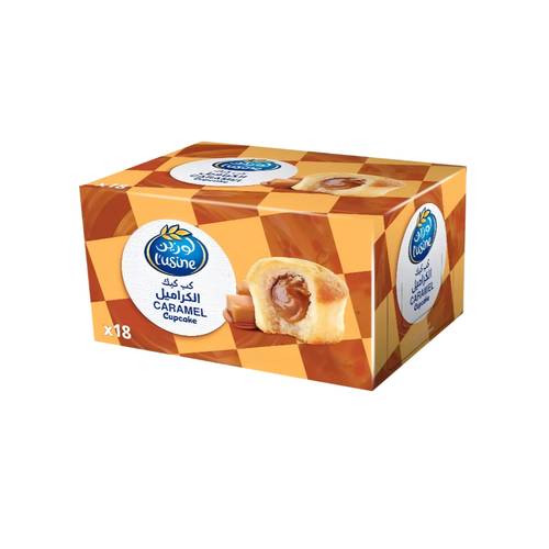 Lusine Caramel Cup Cake 30 G 18 PC