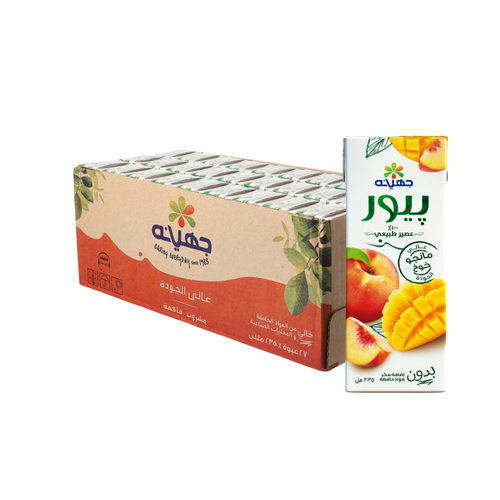 Juhayna Pure Mango & Peach Juice  27 PC * 235 ML