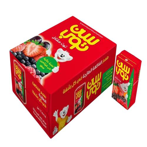 Sun Top Raspberry Juice Version 30 * 125 ML