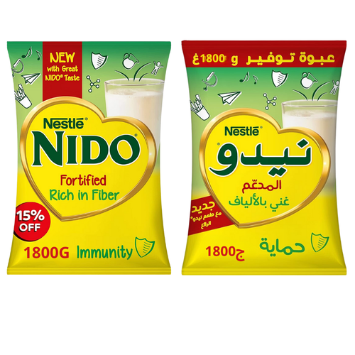 Nido Fortified Milk Rich In Fiber 1800 G
