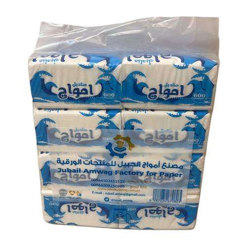 Amwaj Tissues 8 * 600 Tissues