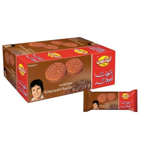 بسكويت تيشوب ابو ولد بالشوكولاتة 12 حبة * 30 جرام