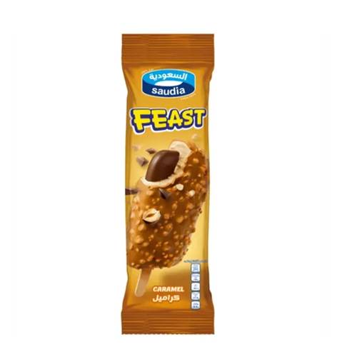 AlSaudia Fast Caramel Hazelnut Ice Cream 90 G