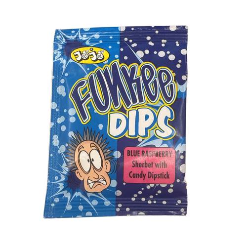 JoJo Funky DipsBlueberry Powder lollipop 12 G