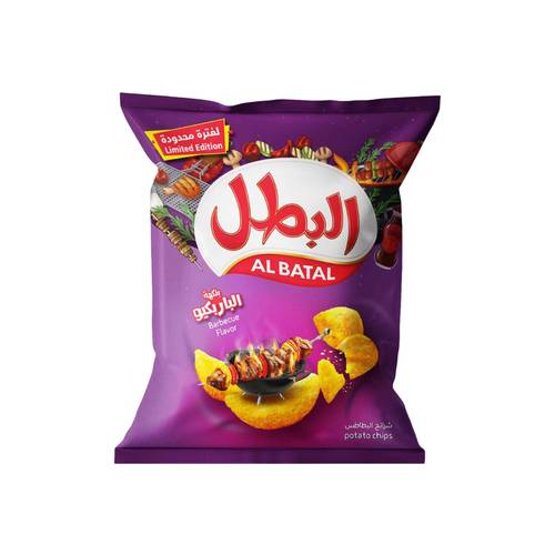 البطل رقائق البطاطس الباربيكيو 12 جرام