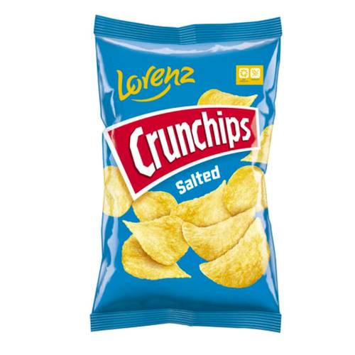 Lorenz Crunchips Salted Potato Chips 150 G