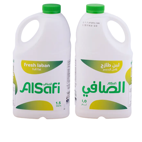 الصافي لبن كامل الدسم 1.5 لتر