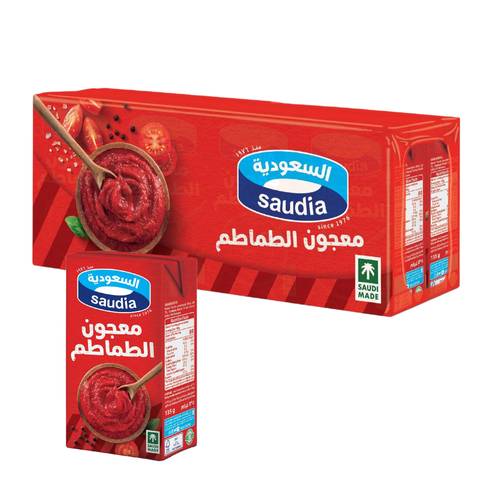 السعوديه معجون طماطم ٨ عبوات × ١٣٥ جرام