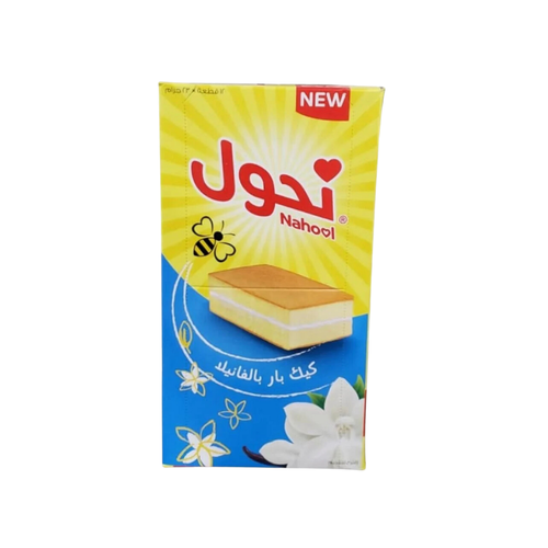 نحول كيك بار بالفانيلا 32 جرام 12 حبة     