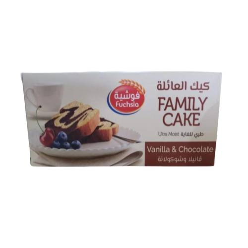 فوشيه كيك العائله فانيلا وشوكولاتة 250 جرام 