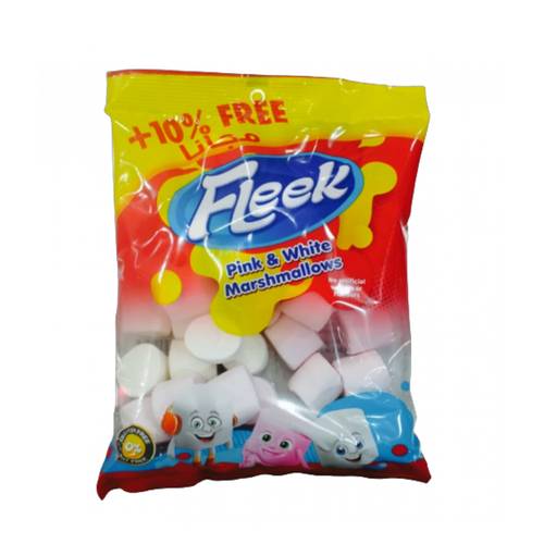 Flake Candy Pink & White Marshmallow Vanilla Flavor 165 G 10% Free