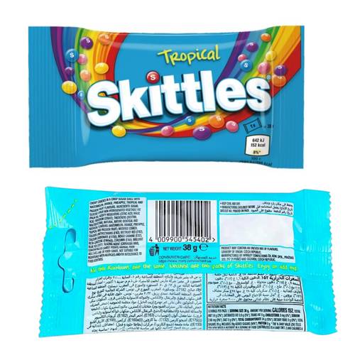 Skittles Tropical Fruits 38 G