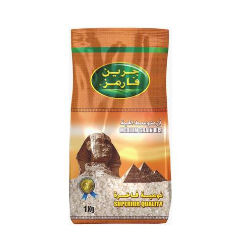 جرين فارمز ارز متوسط الحبة درجة اولى 1 كيلو