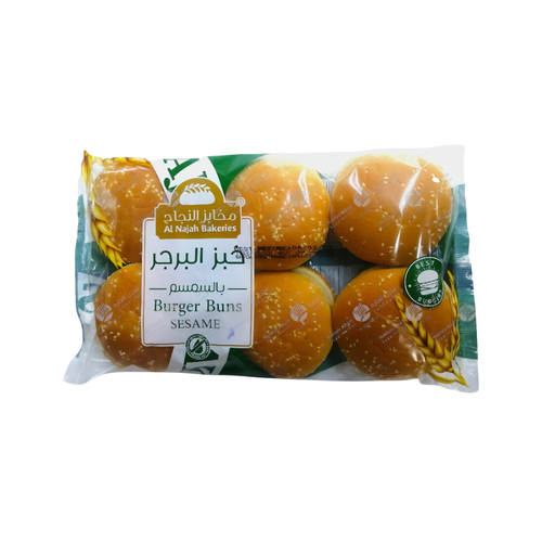  مخابز النجاح خبز برجر بالسمسم 6 قطع