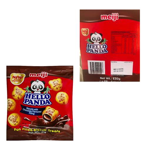 Meiji Hello Panda Biscuit Mini Choco 21 G