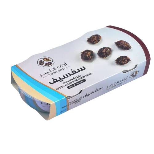 أرض التمر تمر سفسيف بالسمسم 2 * 200 جرام 
