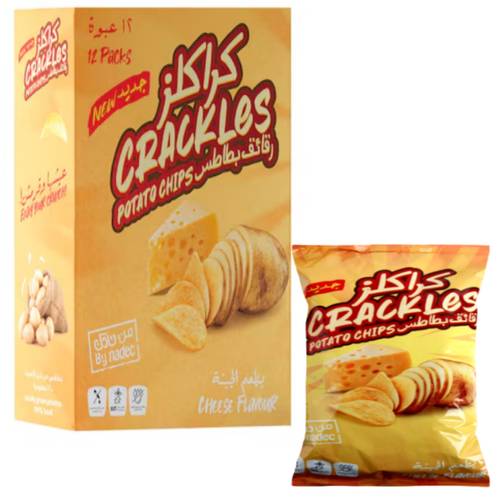 Nadec Crackers Cheese Flavored Chips 12*21 G