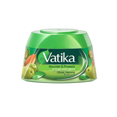 Vatika Hair Fall Control Cream With Henna Olive & Aloe Vera Extracts 140 ML