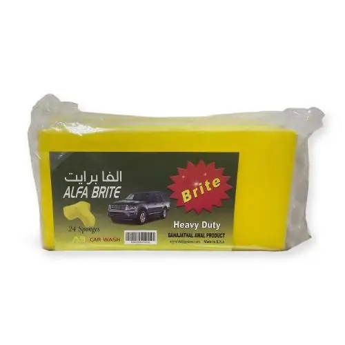 الفا برايت اسفنجة غسيل السيارات 24 حبة