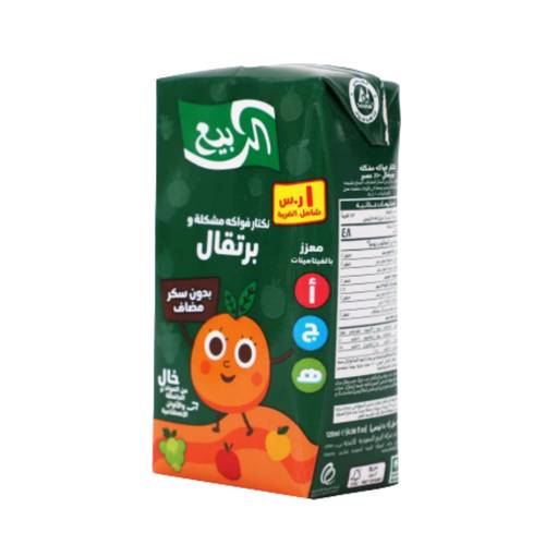 Alrabie Mixed Fruit Nectar And Mango 120 ML