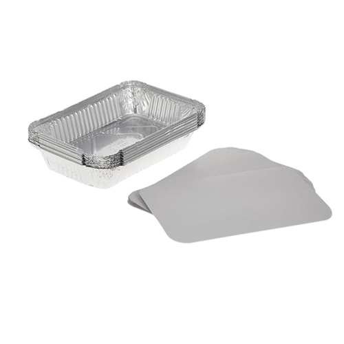 Aluminum Cans With Lid 25 Pc
