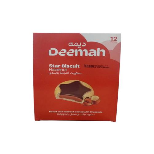 Deema Star Biscuits with Hazelnut 12*26g