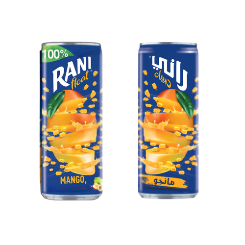 Rani Mango Drink With Fruit Pieces, No Added Sugar, 180 ML