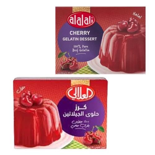 العلالي جيلاتين الكرز 85 جرام