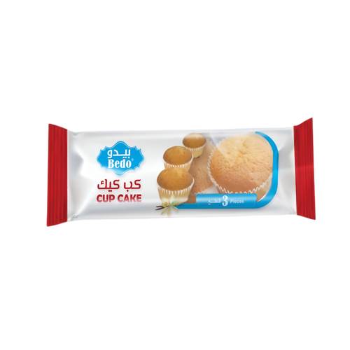 Bedo Vanilla Cupcakes 3 PC 70 G