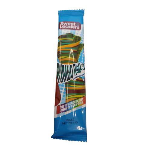 Sweet Leaders Strawberry Candy Rolls 15 G