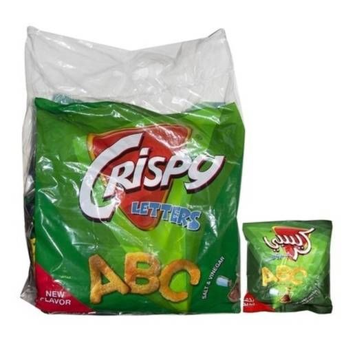 Crispy Letters Salt & Vinegar 18 PC * 18 G