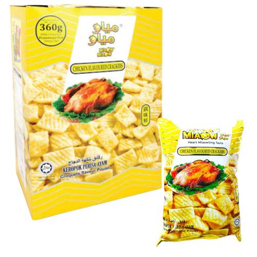 Miaow Miaow B..B.Q Snack Saveur Chicken25* 10 G
