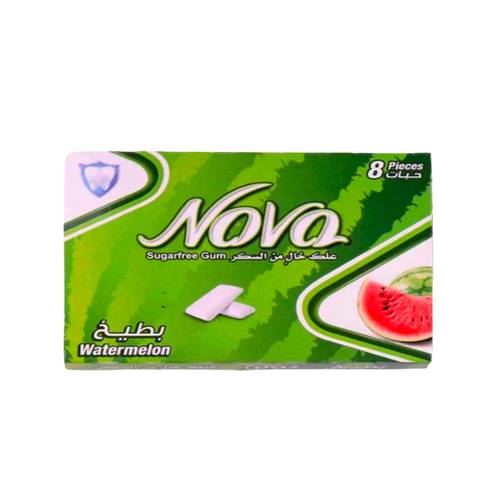 Nova Sugar Free Watermelon Gum 8 PC * 12.5 G