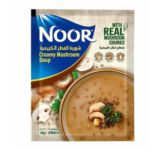 نور شوربة كريمة الفطر 80 جرام