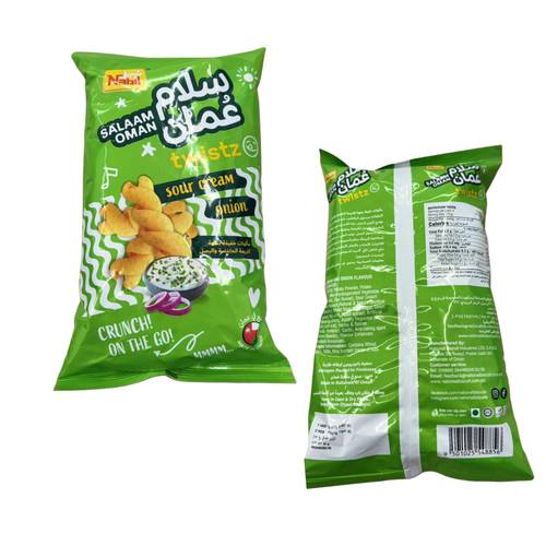 Salam Oman Potato Wedges with Sour Cream and Onion Flavor 60 G