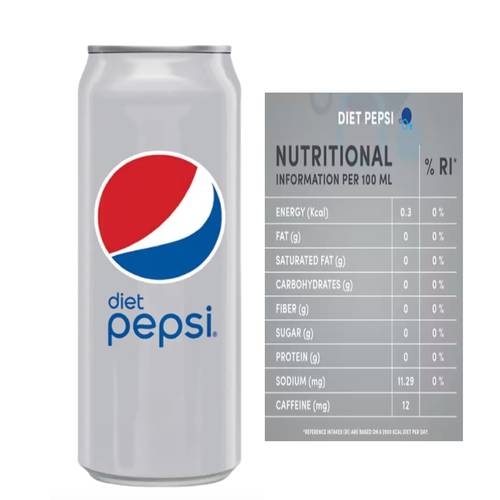 Pepsi Diet Soft Drink 240 ML