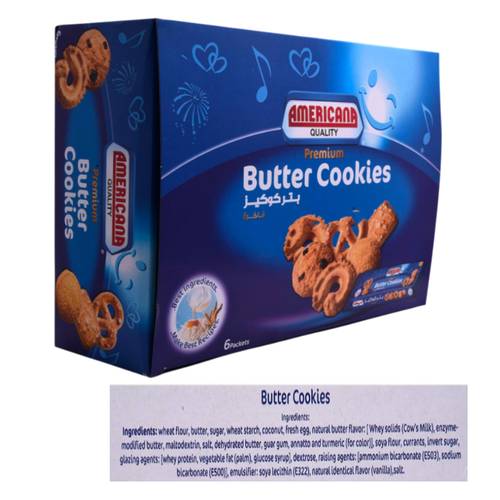 Americana Butter Cookies 6 * 100 G