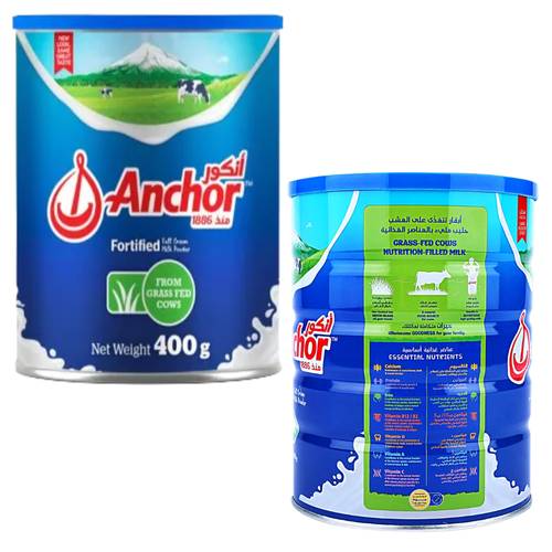 Anchor Full Cream Milk Powder Tin 400 G