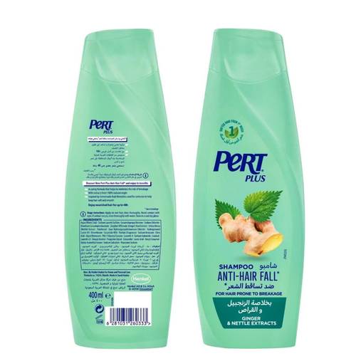 Pert Plus Anti Hair Loss Shampoo With Ginger 400 ML
