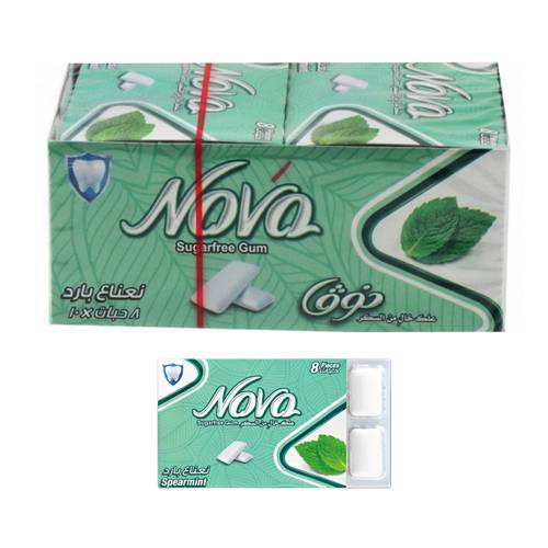 Nova Sugar Free Gum Cool Mint 10 Pack * 112 G