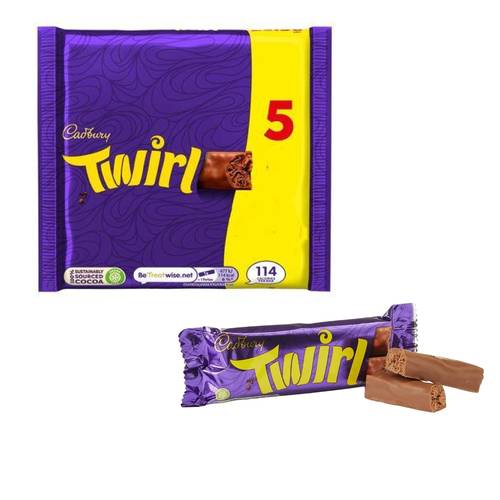 Cadbury Twirl Chocolate 5 PC * 107.5 G